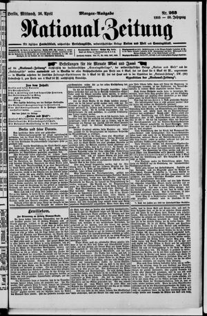 Nationalzeitung vom 26.04.1905
