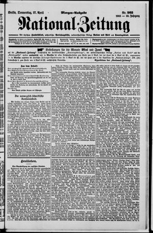National-Zeitung vom 27.04.1905