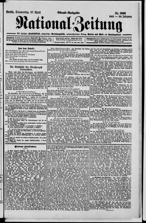 National-Zeitung vom 27.04.1905