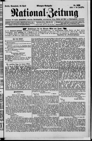 Nationalzeitung vom 29.04.1905
