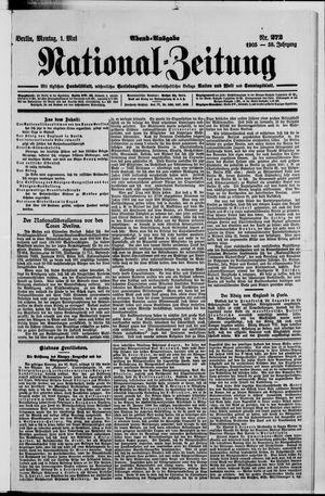 Nationalzeitung vom 01.05.1905