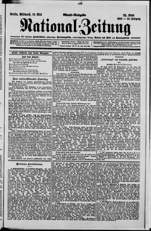 Nationalzeitung vom 10.05.1905