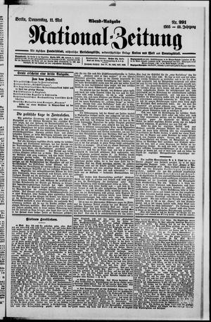 Nationalzeitung on May 11, 1905