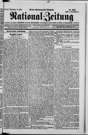 National-Zeitung vom 16.05.1905