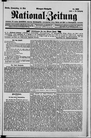 Nationalzeitung vom 25.05.1905