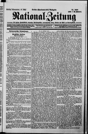Nationalzeitung vom 27.05.1905