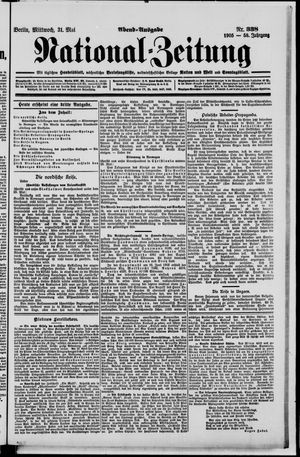 National-Zeitung vom 31.05.1905