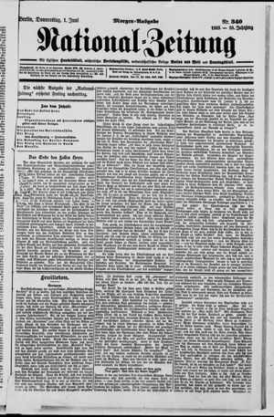 Nationalzeitung vom 01.06.1905