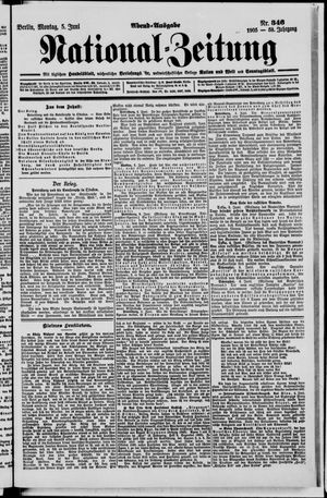 Nationalzeitung vom 05.06.1905