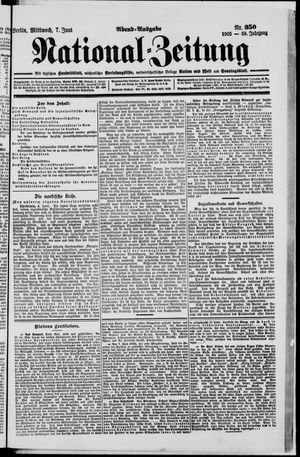 National-Zeitung vom 07.06.1905