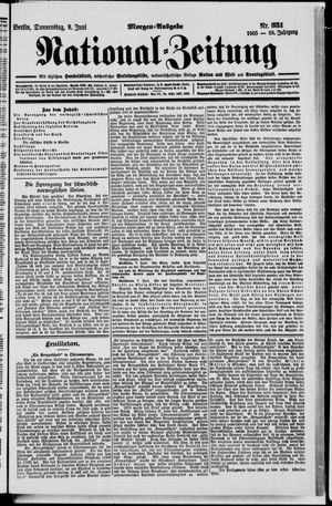 Nationalzeitung vom 08.06.1905