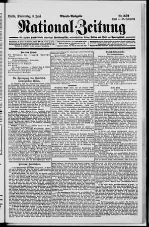 Nationalzeitung vom 08.06.1905