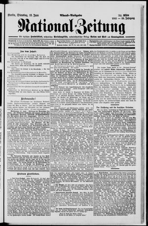 Nationalzeitung vom 13.06.1905