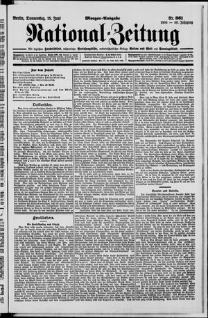 Nationalzeitung vom 15.06.1905