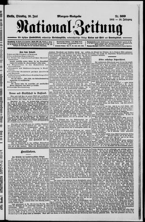 Nationalzeitung vom 20.06.1905