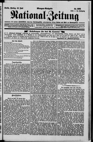 Nationalzeitung vom 23.06.1905