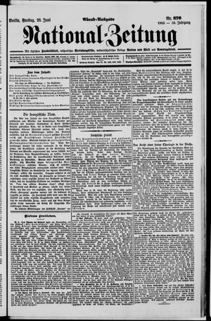Nationalzeitung vom 23.06.1905