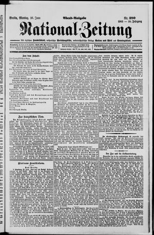 Nationalzeitung vom 26.06.1905