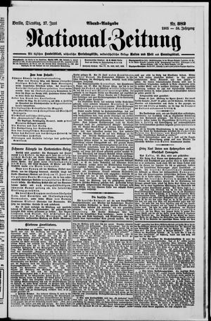Nationalzeitung vom 27.06.1905