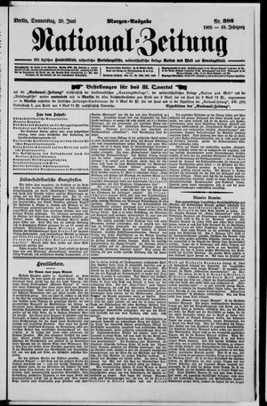 Nationalzeitung vom 29.06.1905