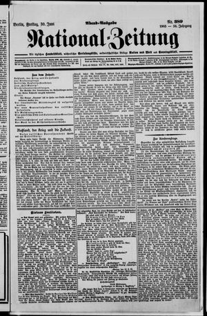Nationalzeitung vom 30.06.1905