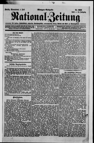 Nationalzeitung vom 01.07.1905