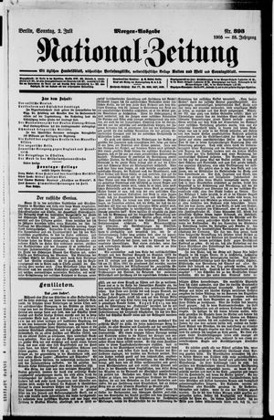 Nationalzeitung vom 02.07.1905