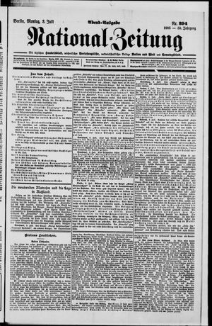 Nationalzeitung vom 03.07.1905