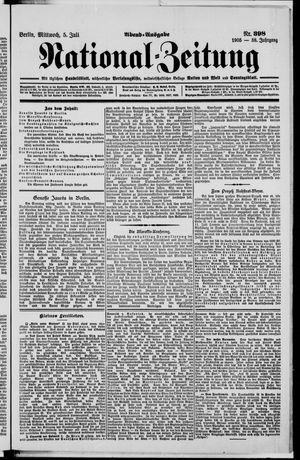 Nationalzeitung vom 05.07.1905