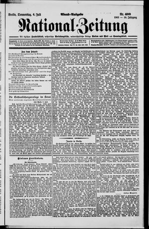 Nationalzeitung vom 06.07.1905