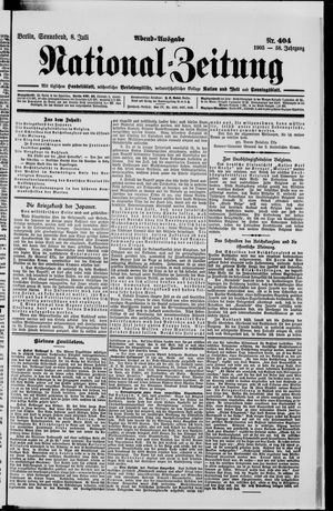 Nationalzeitung vom 08.07.1905