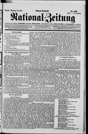 Nationalzeitung vom 10.07.1905