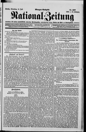 Nationalzeitung vom 11.07.1905