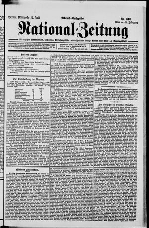 Nationalzeitung on Jul 12, 1905