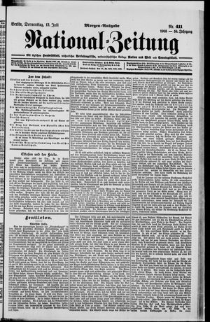 Nationalzeitung vom 13.07.1905