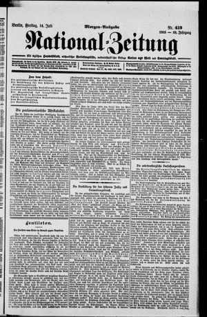 Nationalzeitung vom 14.07.1905