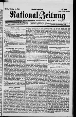 Nationalzeitung vom 14.07.1905