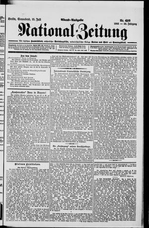 Nationalzeitung vom 15.07.1905