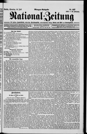 Nationalzeitung vom 16.07.1905