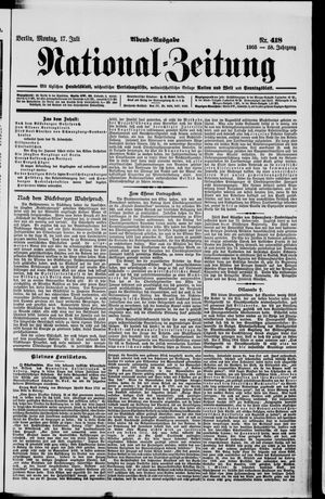 Nationalzeitung on Jul 17, 1905