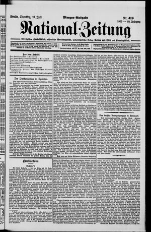 Nationalzeitung vom 18.07.1905