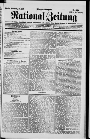 Nationalzeitung vom 19.07.1905