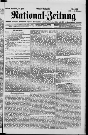Nationalzeitung vom 19.07.1905