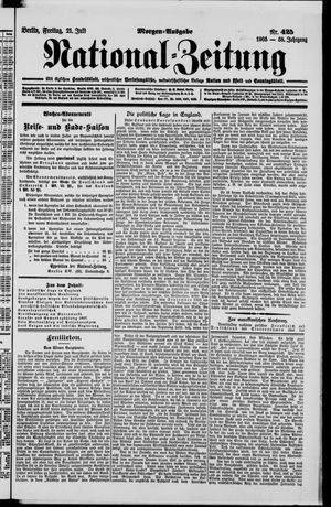 Nationalzeitung vom 21.07.1905