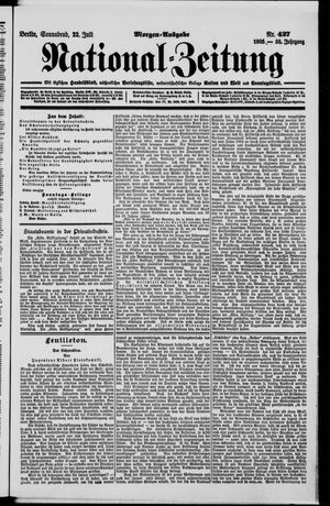 Nationalzeitung vom 22.07.1905