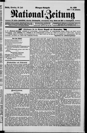 Nationalzeitung vom 23.07.1905