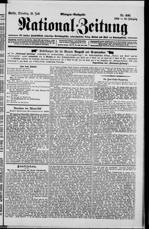 Nationalzeitung vom 25.07.1905