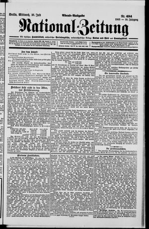 Nationalzeitung vom 26.07.1905