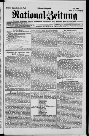 Nationalzeitung vom 29.07.1905