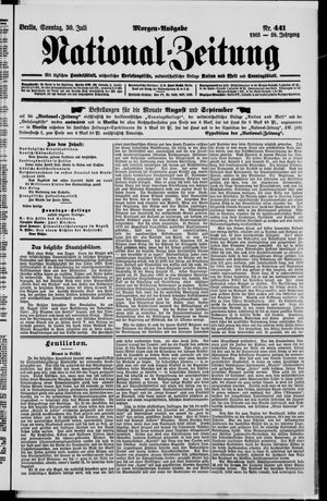 Nationalzeitung on Jul 30, 1905